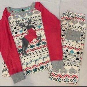Kensie Brand fleece winter print pajamas, EUC, XS
